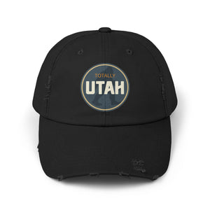 Totally Utah Bigfoot Unisex Distressed Cap