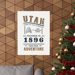 Utah Find Your Adventure Matte Vertical Posters