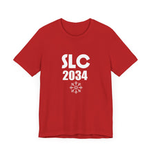 Load image into Gallery viewer, Salt Lake City 2034 Unisex Jersey Short Sleeve Tee
