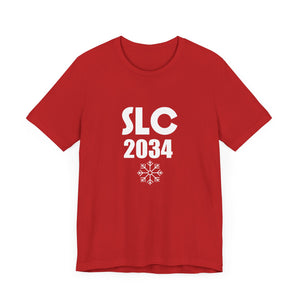 Salt Lake City 2034 Unisex Jersey Short Sleeve Tee