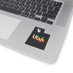 Utah Drip Kiss-Cut Stickers