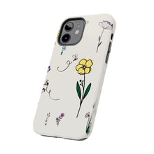 Load image into Gallery viewer, Flowers And Bees Tough Phone Cases
