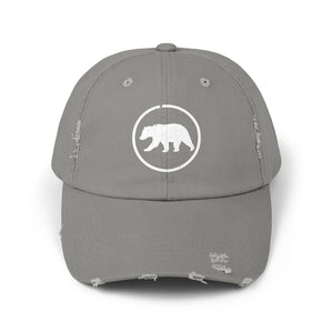 Bear Unisex Distressed Cap