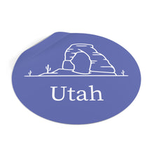 Load image into Gallery viewer, Utah Arch Round Vinyl Stickers
