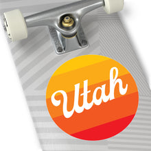 Load image into Gallery viewer, Utah Round Vinyl Stickers
