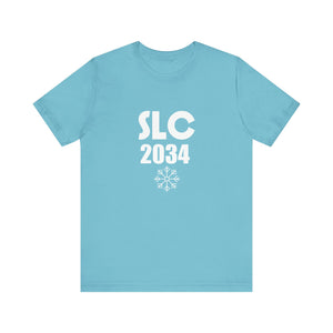 Salt Lake City 2034 Unisex Jersey Short Sleeve Tee