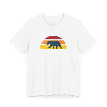 Load image into Gallery viewer, Bear Sunset Unisex Jersey Short Sleeve Tee
