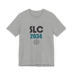 Salt Lake City 2034 Unisex Jersey Short Sleeve Tee