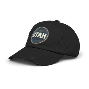 Totally Utah Unisex Distressed Cap