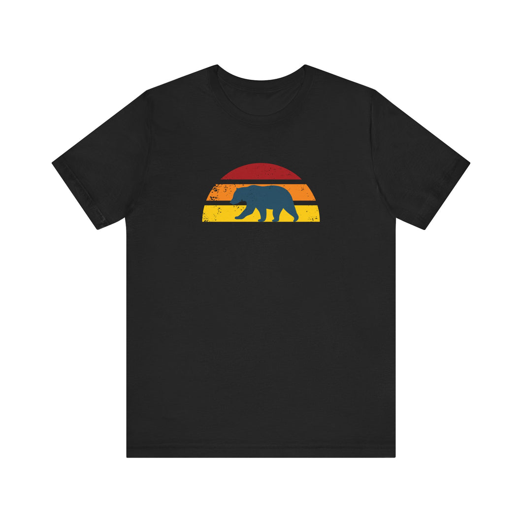 Bear Sunset Unisex Jersey Short Sleeve Tee