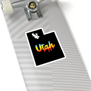 Utah Drip Kiss-Cut Stickers