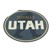 Load image into Gallery viewer, Bigfoot Totally Utah Round Vinyl Stickers
